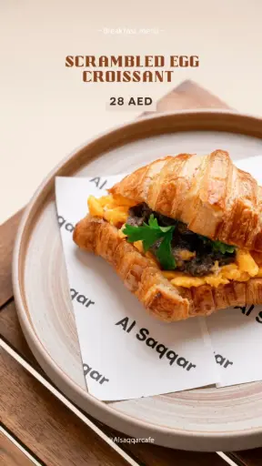 Scrambled Eggs Croissant