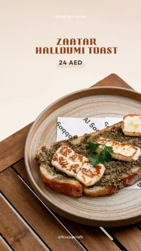 Zaatar Halloumi Toast